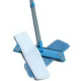 Show details of Simplee Cleen Microfiber Household Swivel Mop Kit with Two Microfiber Pads.