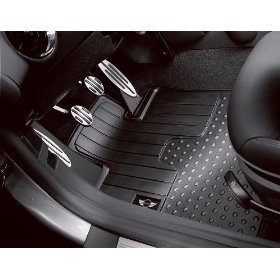 Show details of MINI Cooper and Clubman 2007 2008 2009 All Weather FRONT Floor Mats Black.