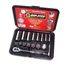 Show details of Grip-Tite 00102 17-Piece Non-Magnetic Grip Socket Set.