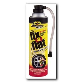 Show details of Fix-A-Flat Tire Inflator with Hose 16 oz..