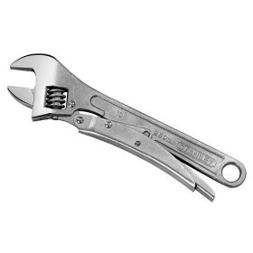 Show details of Stanley 85-610 10-Inch Long MaxGrip Locking Adjustable Wrench.