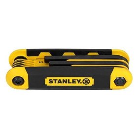 Show details of Stanley 90-391 SAE and Metric Folding Hex Key.