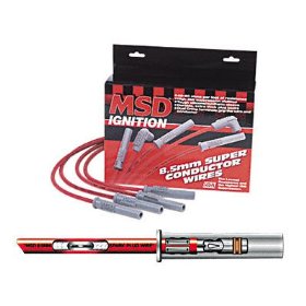 Show details of MSD Ignition 32829 Super Conductor Spark Plug Wire Set.