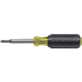 Show details of Klein 32476 5-in-1 Screwdriver/Nut Driver, Yellow and Black.