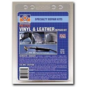 Show details of Permatex 81781 Pro Style Vinyl and Leather Repair Kit.