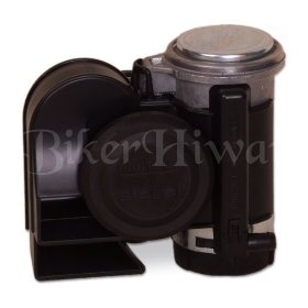 Show details of Black Stebel Nautilus Compact Motorcycle Air Horn - Loud.