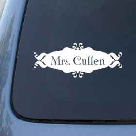 Show details of MRS CULLEN - Twilight - Vinyl Car Decal Sticker #1469 | Vinyl Color: White.