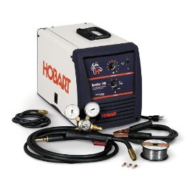 Show details of Hobart 500500 Handler 140 115-Volt 25-to-140 Amp Gas/Metal/Arc Single-Phase Wire Welding Package.