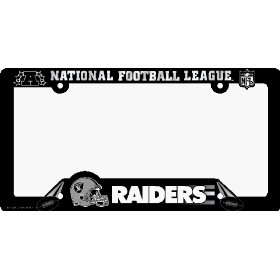 Show details of OAKLAND RAIDERS LICENSE PLATE FRAME.