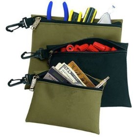 Show details of Multi Purpose Clip On Zippered Bags.