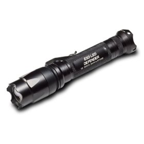 Show details of SureFire E2D LED Defender E2DL-BK Flashlight [5/120 lumens 76/1.9 hours] 2008 Model.