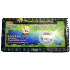 Show details of Spongebob Squarepants Car Truck SUV License Plate Frame.