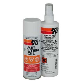 Show details of K&N 99-5000 Aerosol Recharger Filter Care Service Kit.