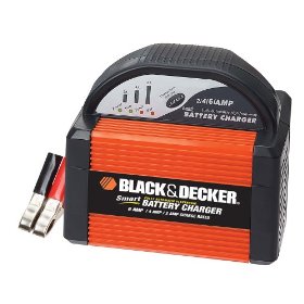 Show details of Black & Decker VEC1086BBD Smart Battery 6/4/2 Amp Battery Charger.