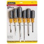 Show details of Stanley 66-565 Screwdriver Set, 6-Piece.