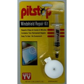 Show details of Pitstop Windshield Repair Kit.