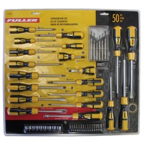 Show details of Fuller 121-0050 50-pc Screwdriver Set.