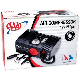 Show details of AAA 250 PSI 12 Volt 6 In 1 Air Compressor.