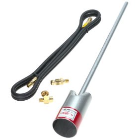 Show details of Red Dragon VT3-30C 500,000 BTU Propane Torch With 28-Inch Handle And 10-Foot Hose.