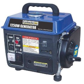 Show details of Blue Max GEN 1250 1,250-Watt 2 HP 2-Cycle Gas-Powered Generator (Non-CARB Compliant).