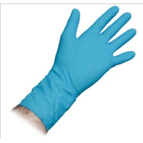 Show details of Advanced Tool Design Model ATD-6991 Large Latex 12" High Wrist Powder-Free Fully Textured 14mil Gloves, 50/box.