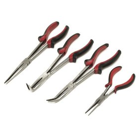 Show details of Performance Tool W30714 Dual Cushion Long Handle Plier Set, 4-Piece.