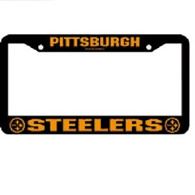 Show details of Pittsburgh Steelers NFL Chrome License Plate Frame.
