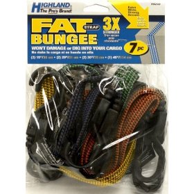 Show details of Highland 9414700 Fat Strap Bungee Cord - 7 Piece.