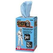 Show details of Kimberly-Clark 75090 Scott Shop Towels 85 Per Box.