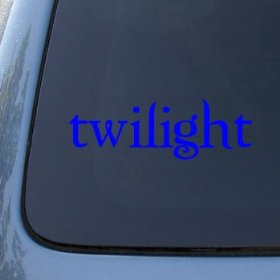 Show details of TWILIGHT LOGO - Edward Cullen Vinyl Decal Sticker #1655 | Vinyl Color: Blue.