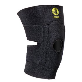 Show details of Body Glove 90131 Open Patella Breathable Neoprene Knee Support with Foam Pad, No Stays, Black, Unisize.