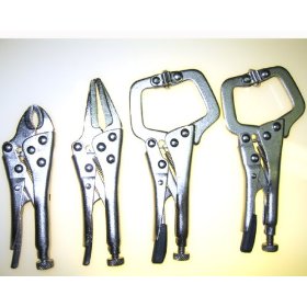 Show details of 4pc VICE GRIP TYPE Mini Locking Pliers Set HIGH-CARBON STEEL.