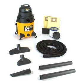 Show details of Shop-Vac 925-13 10-Gallon 4.5 HP Wet/Dry Vacuum Drywall Package.
