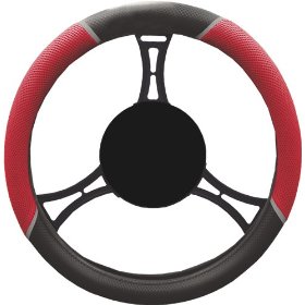 Show details of Elegant 43219 Nx Racing Style without Logo Steering Wheel Cover.