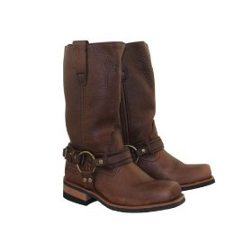 Show details of Womens Dark Brown X-Element Crushed Super Harness Boots - Size : 11.