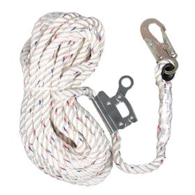 Show details of AO Safety 94023 Safewaze 50-Foot Rope Lifeline with Rope Grab.