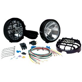 Show details of KC HiLiTES 124 SlimLite Black 100-Watt Driving Light System.