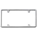 Show details of License Plate Frame Slimline Chrome.