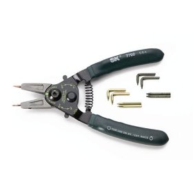 Show details of SK 7701 1/4-Inch to 2-Inch Ring Capacity Universal Retaining Ring Plier.