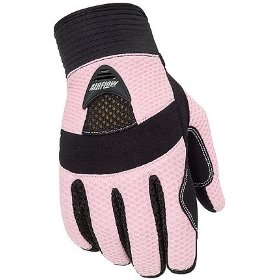 Show details of Tourmaster Airflow Womens Motorcycle Gloves Pink M.