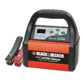 Show details of Black & Decker VEC1087CBD Smart Battery 10/6/2 Amp Battery Charger.