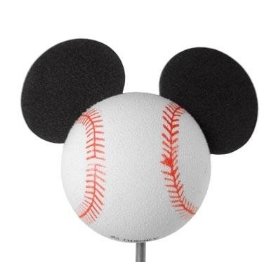 Show details of Disney's Baseball Mickey Mouse Antenna Ball Topper.