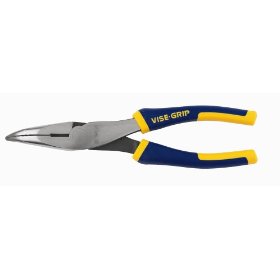 Show details of Irwin 2078226 Vise Grip 6-Inch Bent Long Nose Plier.