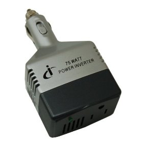 Show details of iConcepts M26152-MB 75 Watt Power Inverter for Notebooks and Portable Electronics.