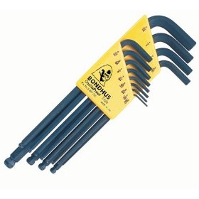 Show details of Bondhus 10936 set of 12 Balldriver L-wrenches, sizes .050-5/16-Inch.
