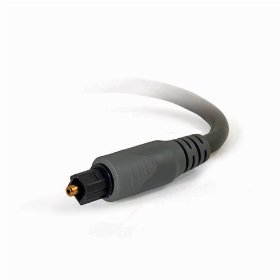 Show details of Cables To Go 98038 Premium Toslink Optical Digital Audio Cable (8 Feet, Black/Grey).