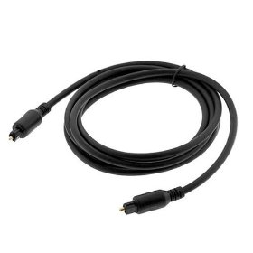 Show details of Fiber Optical Toslink Digital Audio Optic Interface 6 Foot Cable.