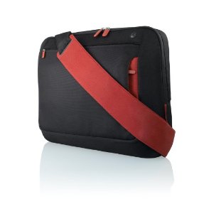 Show details of Belkin 17-Inch Messenger Bag (Jet/Cabernet).