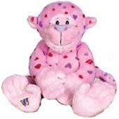 Show details of Webkinz Plush Stuffed Animal Love Monkey, valentine.
