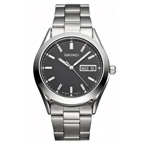 Show details of Seiko Men's Dress Silver-Tone Watch #SGF719.